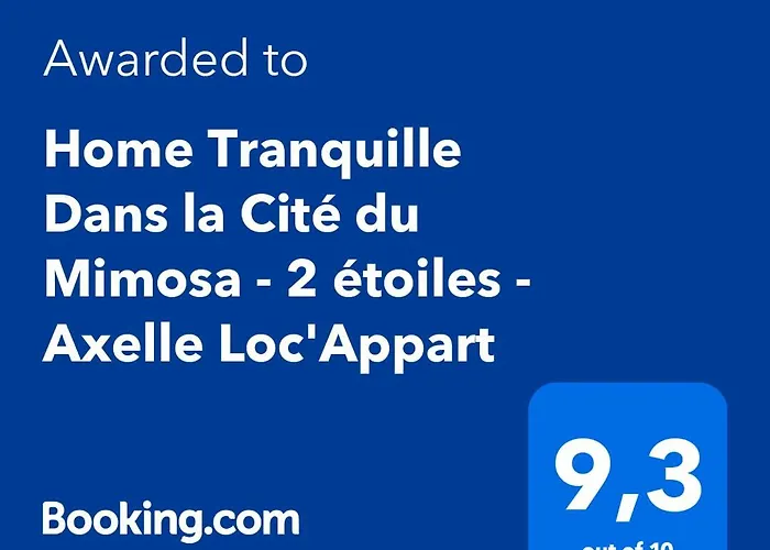 Hébergement de vacances Tranquille Dans La Cité Du Mimosa - 2 étoiles - Axelle Loc'appart